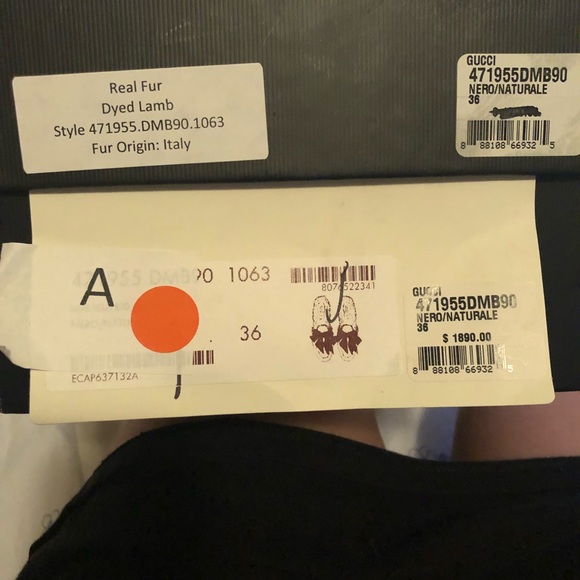 Gucci Princetown Fur Loafers 36 6 - Picture 5 of 5